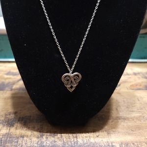 Vintage Celtic Heart Necklace